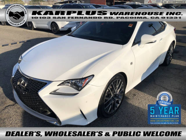 2016 Lexus RC RWD photo