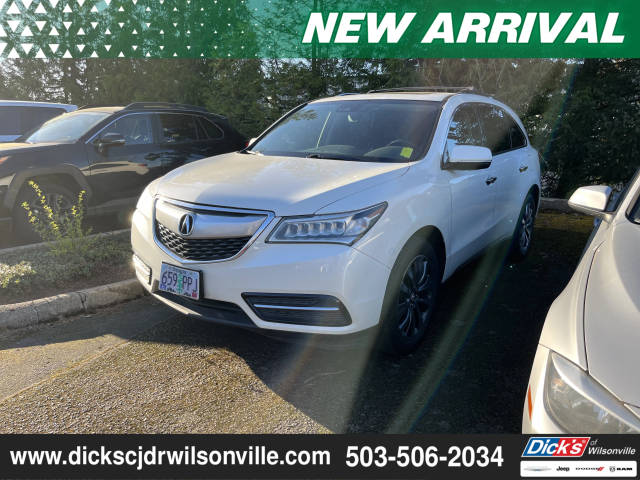 2016 Acura MDX w/Tech AWD photo