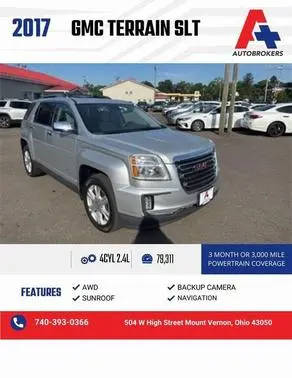 2017 GMC Terrain SLT AWD photo