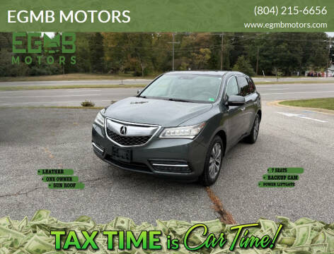 2015 Acura MDX Tech Pkg AWD photo