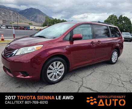 2017 Toyota Sienna LE AWD photo
