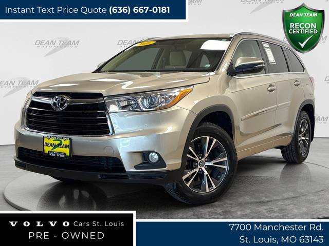 2016 Toyota Highlander XLE AWD photo