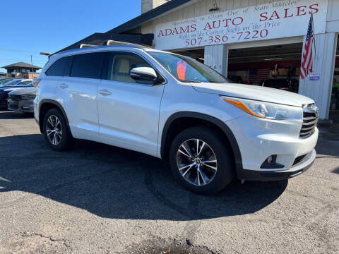 2016 Toyota Highlander XLE AWD photo