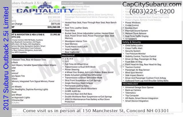 2017 Subaru Outback Limited AWD photo