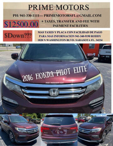 2016 Honda Pilot Elite AWD photo