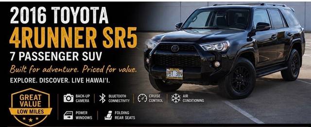 2016 Toyota 4Runner SR5 RWD photo