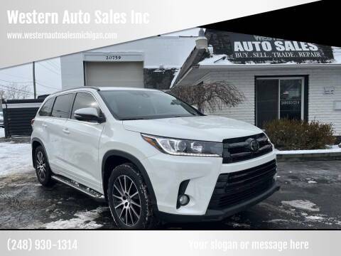 2017 Toyota Highlander SE AWD photo