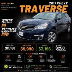 2017 Chevrolet Traverse LT AWD photo