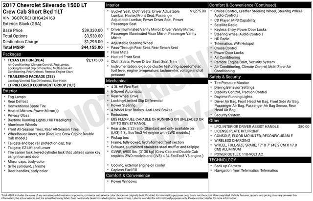 2017 Chevrolet Silverado 1500 LT RWD photo