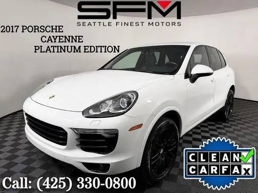 2017 Porsche Cayenne Platinum Edition AWD photo