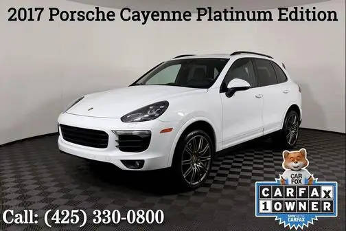 2017 Porsche Cayenne Platinum Edition AWD photo