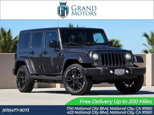 2017 Jeep Wrangler Unlimited Smoky Mountain 4WD photo