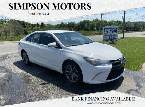 2016 Toyota Camry SE FWD photo