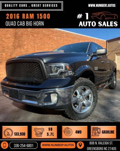 2016 Ram 1500 Big Horn 4WD photo