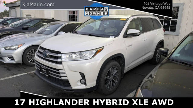 2017 Toyota Highlander Hybrid XLE AWD photo