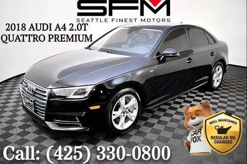 2018 Audi A4 Tech Premium AWD photo