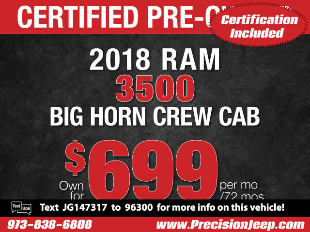 2018 Ram 3500 Big Horn 4WD photo