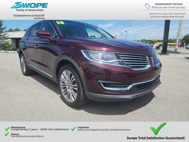 2018 Lincoln MKX Reserve AWD photo