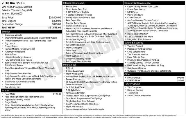 2018 Kia Soul + FWD photo