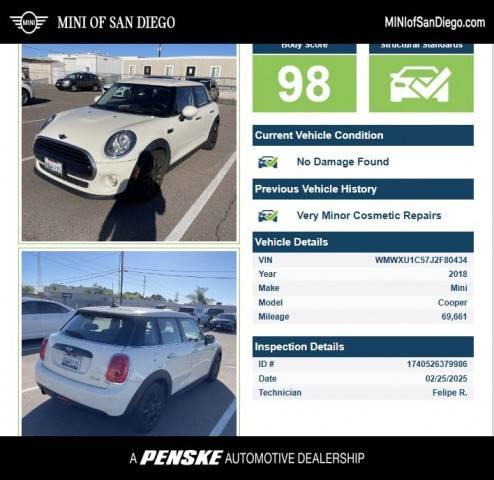 2018 MINI Hardtop 4 Door Cooper FWD photo