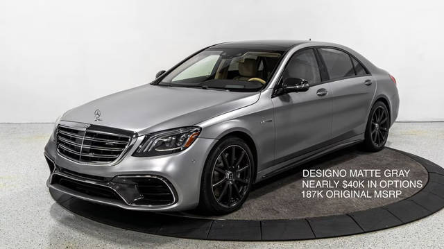 2018 Mercedes-Benz S-Class AMG S 63 AWD photo