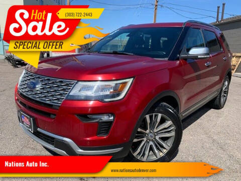 2018 Ford Explorer Platinum 4WD photo