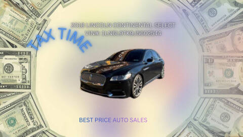 2018 Lincoln Continental Select AWD photo