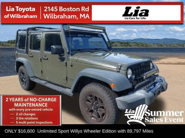 2015 Jeep Wrangler Unlimited Willys Wheeler 4WD photo
