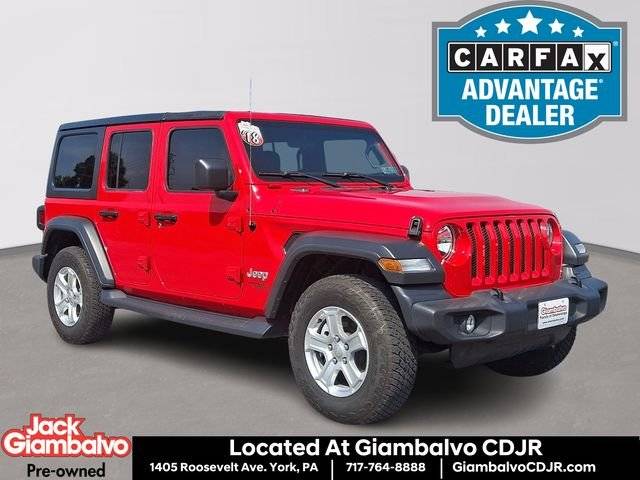 2018 Jeep Wrangler Unlimited Sport S 4WD photo