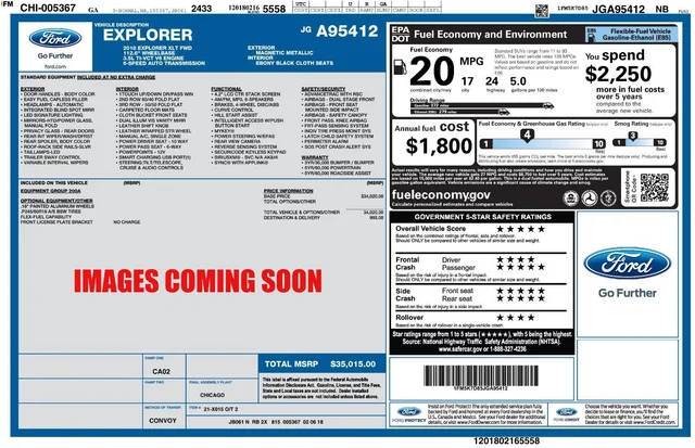 2018 Ford Explorer XLT FWD photo