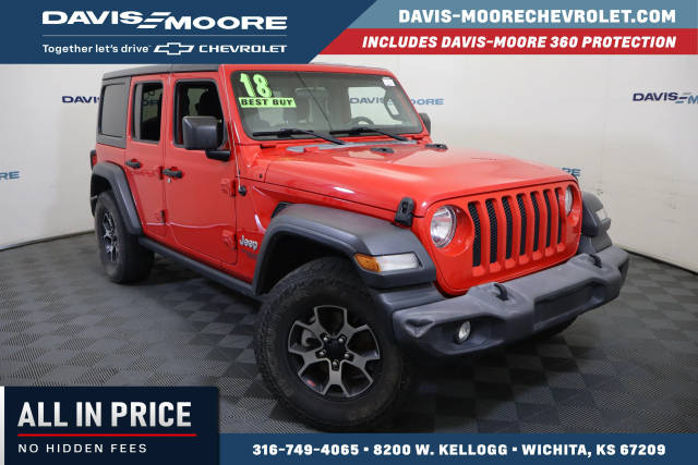 2018 Jeep Wrangler Unlimited Sport S 4WD photo
